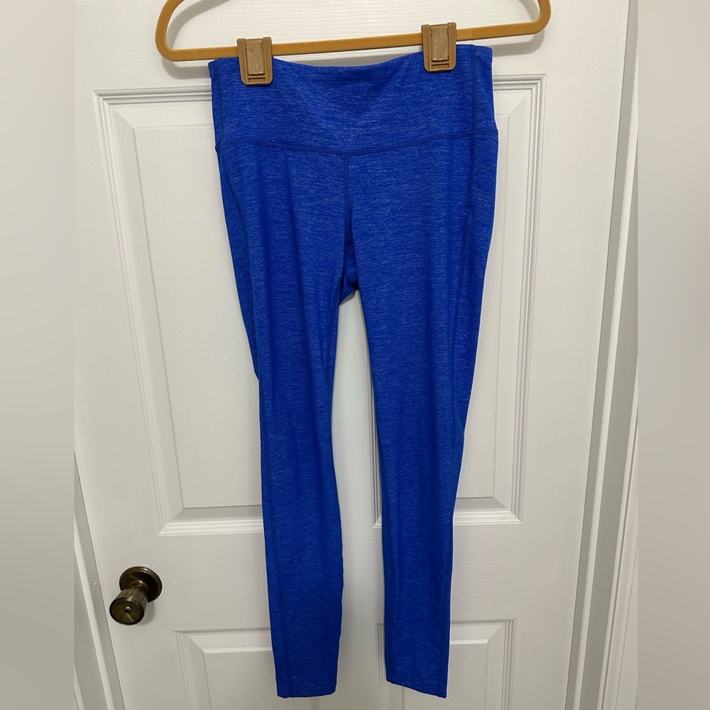 Athleta Heathered Blue Leggings